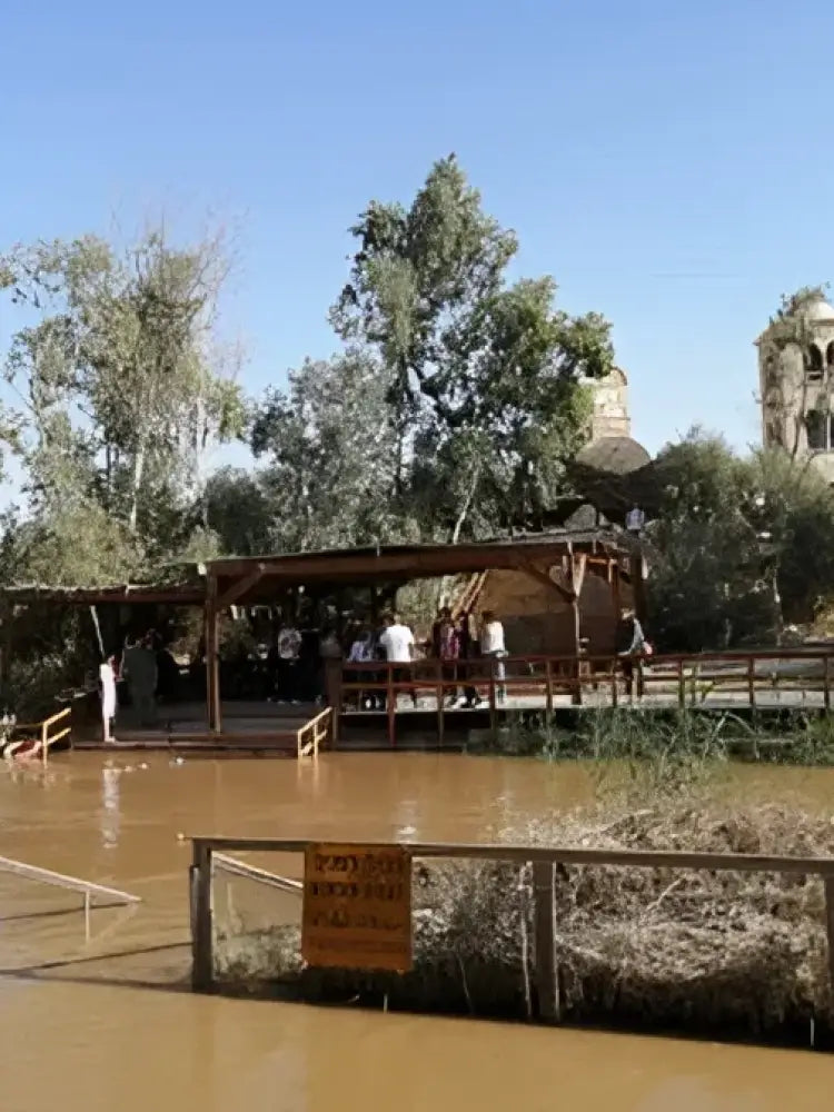 The Jordan river and qasr al yahud