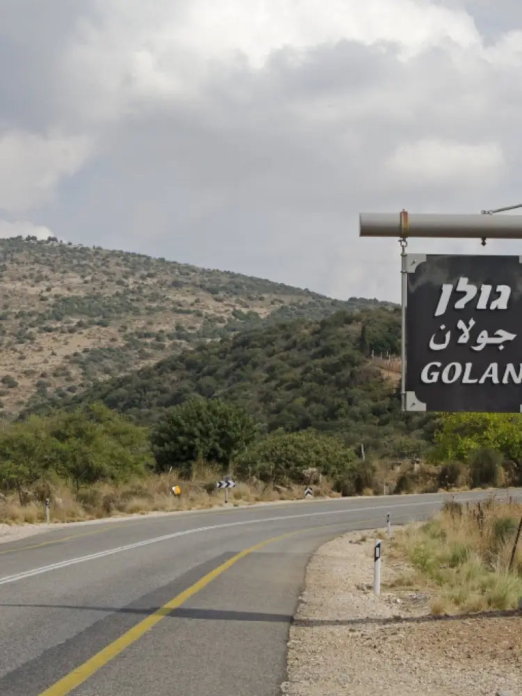 Golan heights street view tour in private car bus