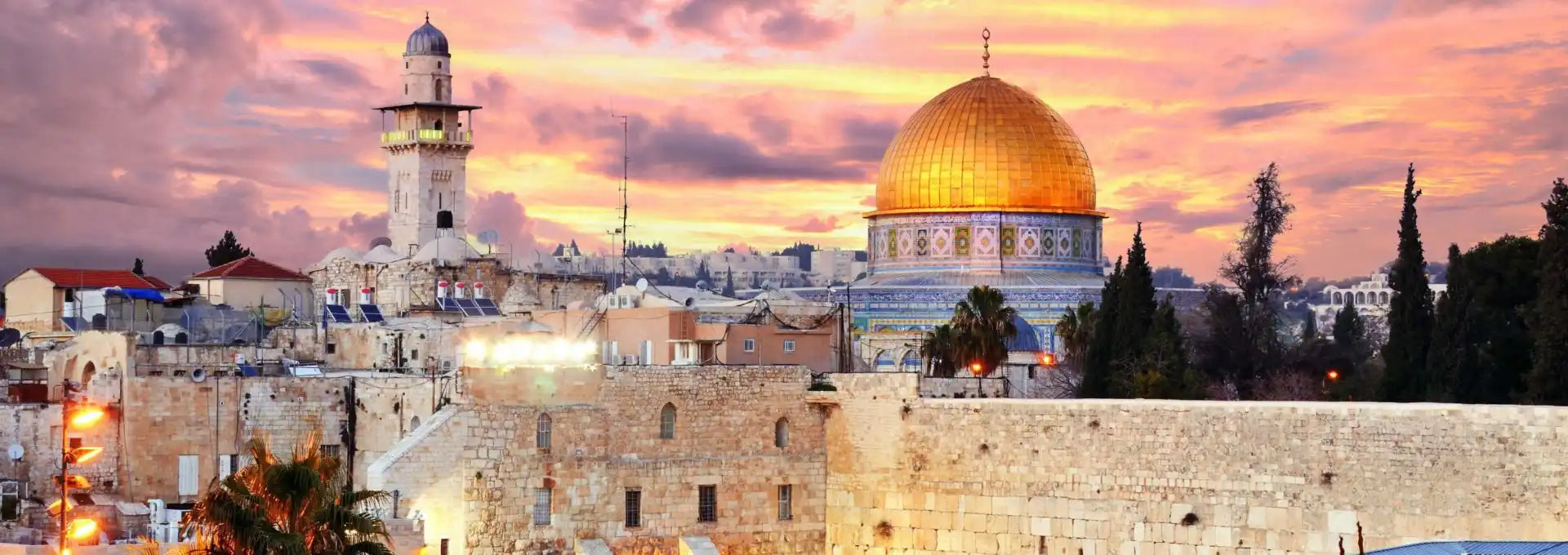 Jerusalem’s golden Dome of the Rock.