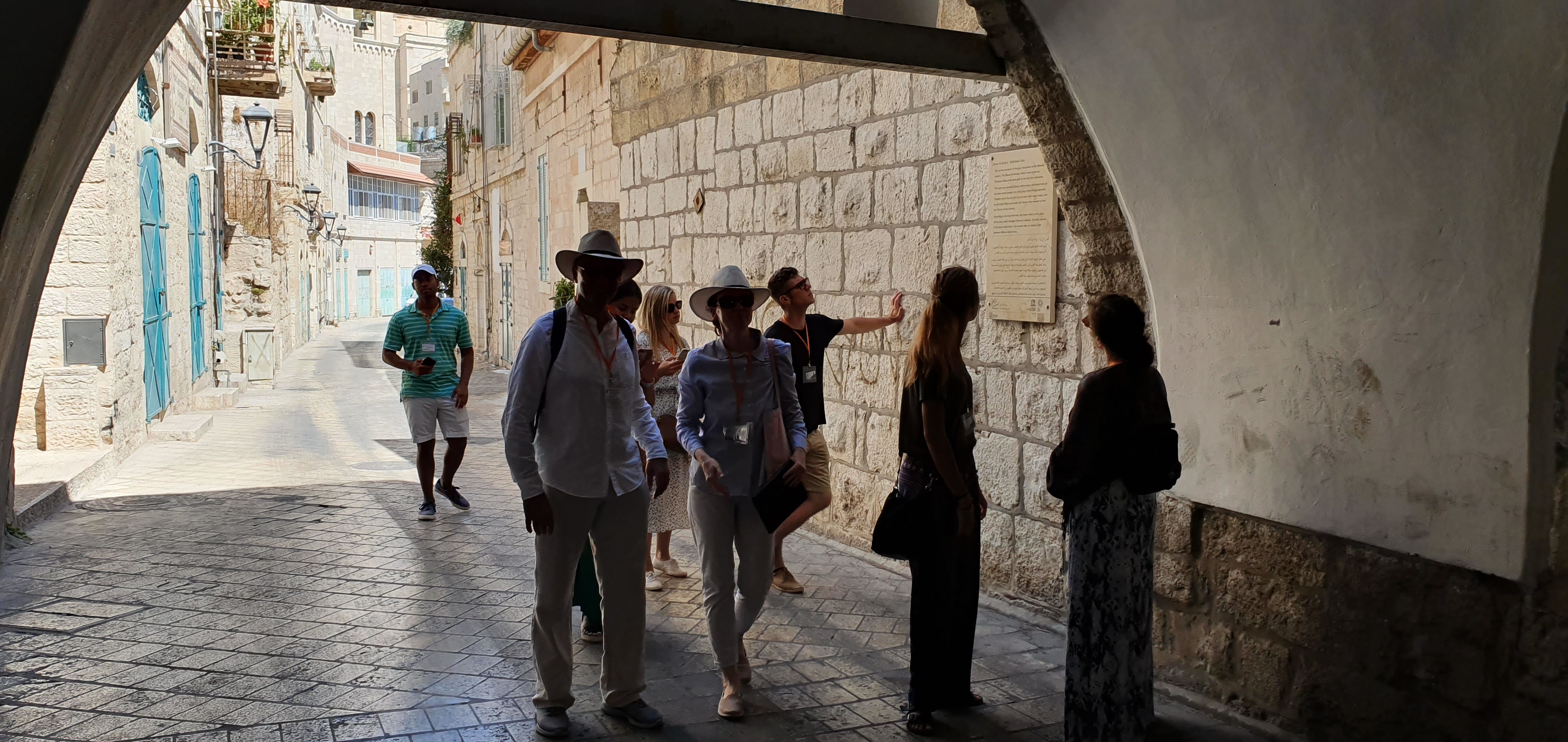 Bethlehem Old City Birthplace of Jesus street walk with guide 