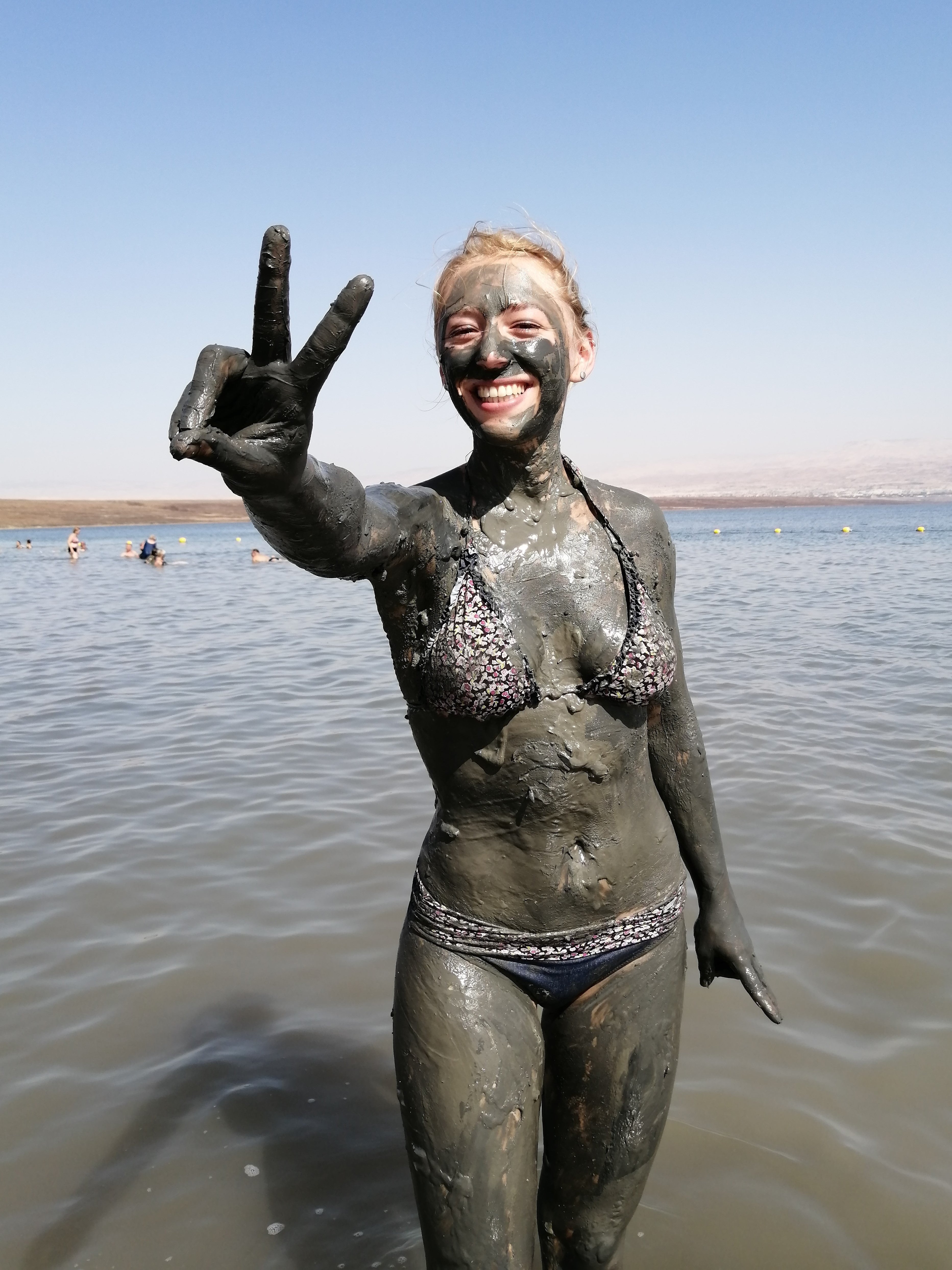 Trip to the Dead Sea and Masada Private tour dead sea mud